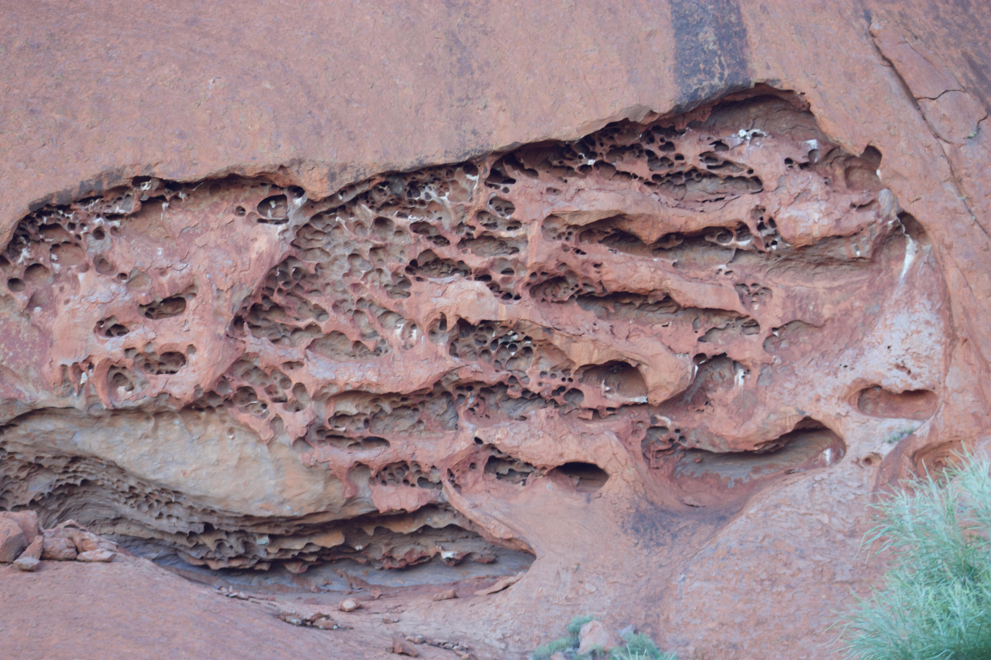 Uluru rock close up